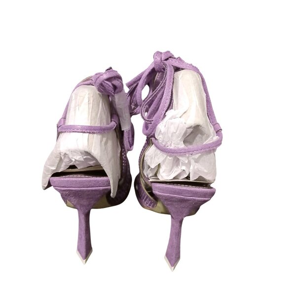 Nine West Alanah 2 Faux Suede Pumps in Light Purple Size 7.5, NIB, Strappy Style - Picture 4 of 8